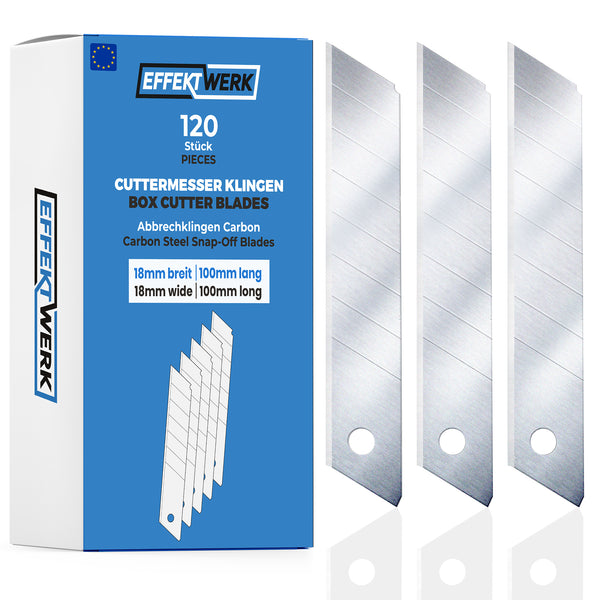 120 Cuttermesser Klingen - Silber