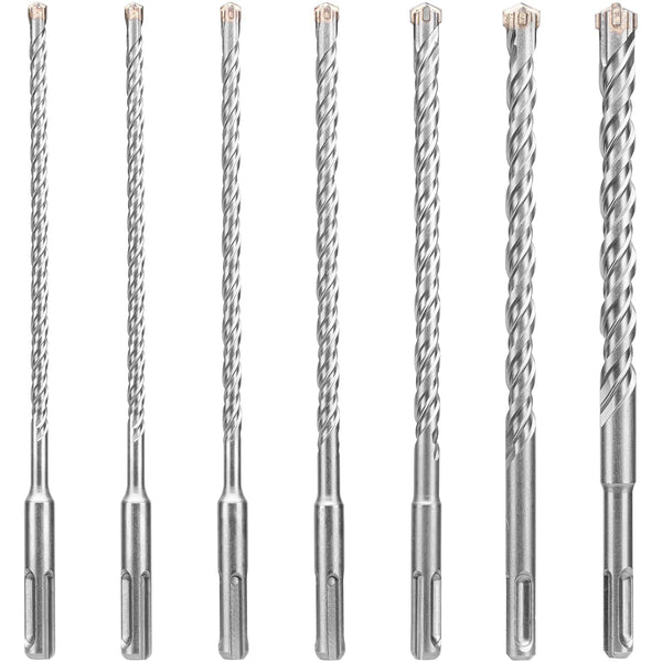 EffektWerk 7-teiliges Hammerbohrer-Set (6/8/10/12/14 mm)