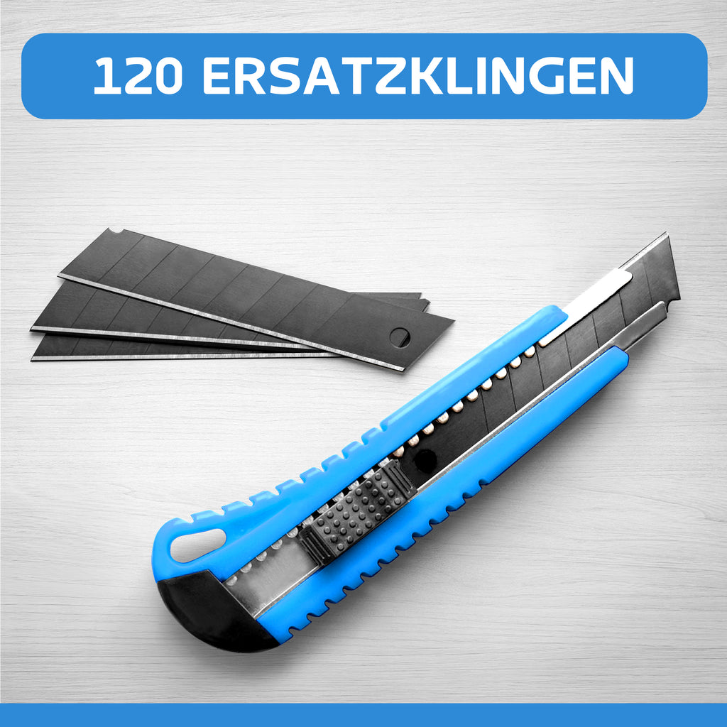 120 Cuttermesser Klingen - Schwarz
