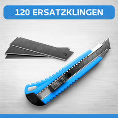120 Cuttermesser Klingen - Schwarz