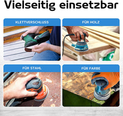 Schleifpapier 150mm Klett - 60 Stück