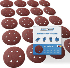 Schleifpapier 150mm Klett - 60 Stück