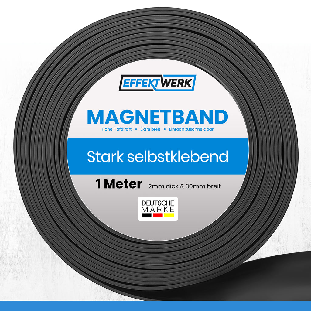 Magnetband selbstklebend 1 Meter – Effektwerk